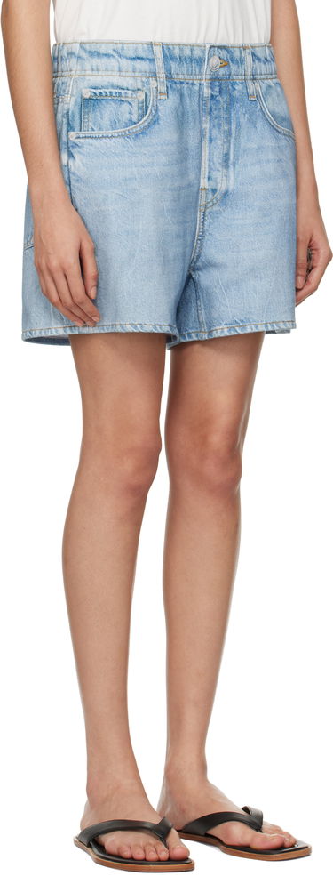 Шорти rag & bone Rag & Bone Women's Miramar Terry Walking Shorts Синій | WCW24P40018201, 1