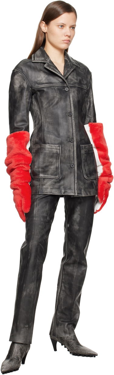 Рукавички Marni Marni Long Faux-Fur Gloves Червоний | GNMC0052X0 ULM121, 2