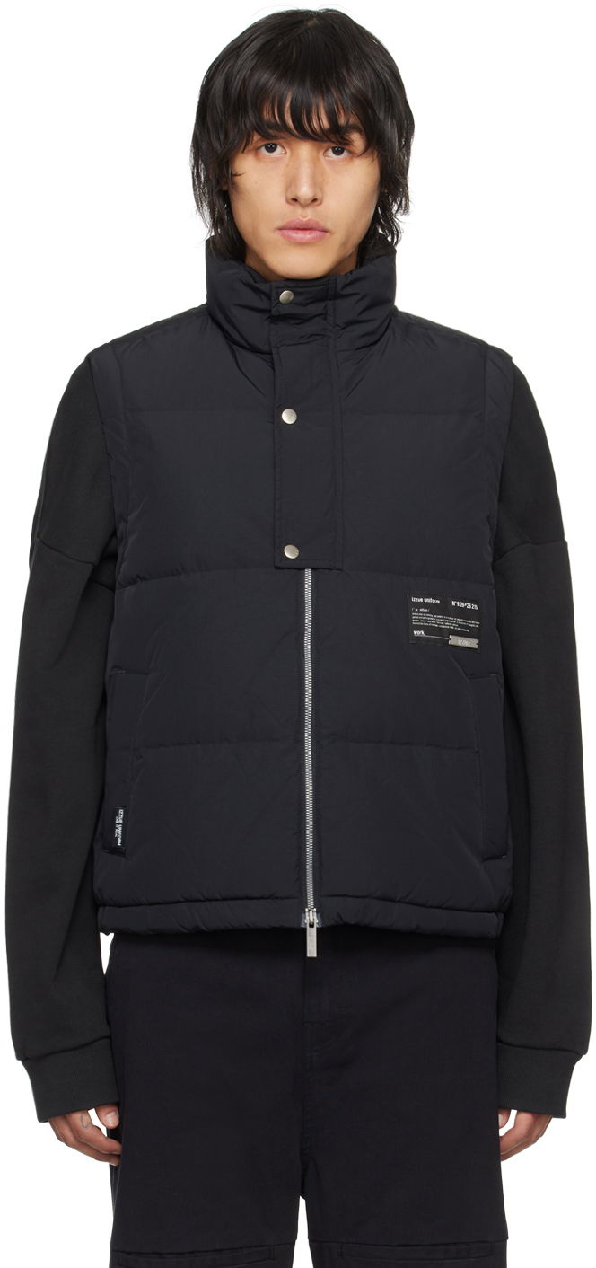 Жилет izzue Patch Down Vest чорний | IZXDND7600F3LBKX