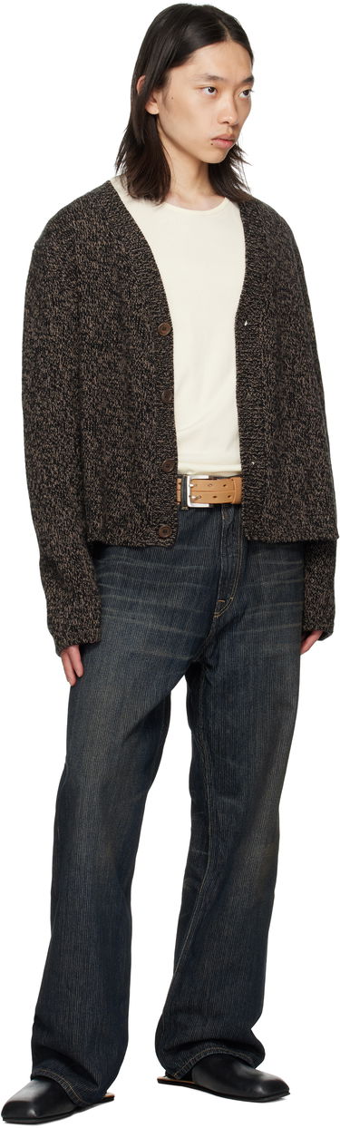 Ремені OUR LEGACY Leather Split Belt with Double-Prong Buckle Коричневий | A4258SOS, 1