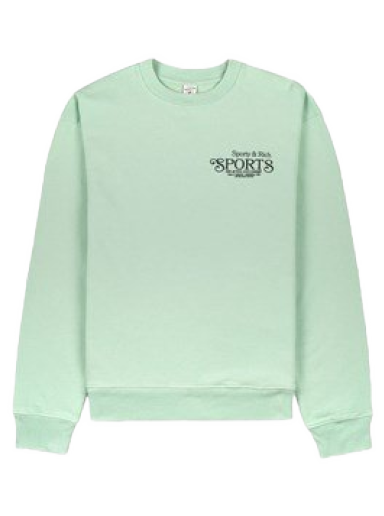 Cветр Sporty & Rich Bardot Sports Crewneck Зелений | CR842TH