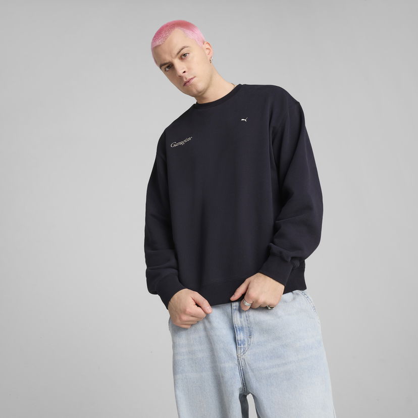 Cветр Puma MMQ Graphic Crewneck Sweatshirt темно-синій | 629344_16