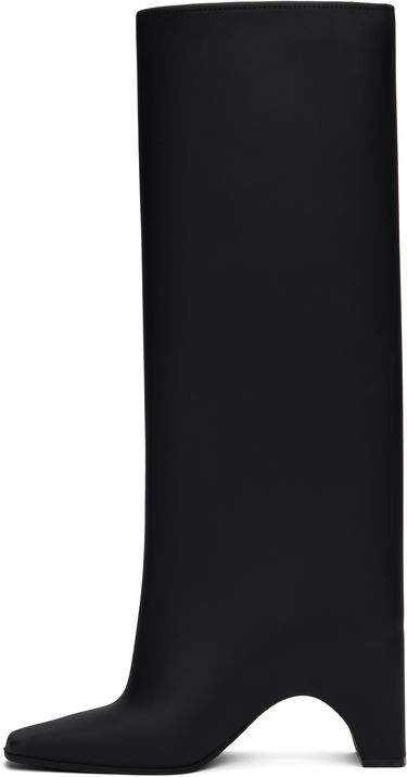 Кросівки та взуття Coperni Rubber Bridge Tall Boots чорний | COPSH43F9005, 2