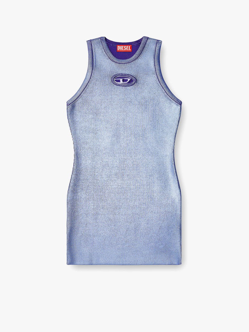 плаття Diesel Diesel M-CADDIX Sleeveless Ribbed Mini Dress Синій | A176940AKBS60P