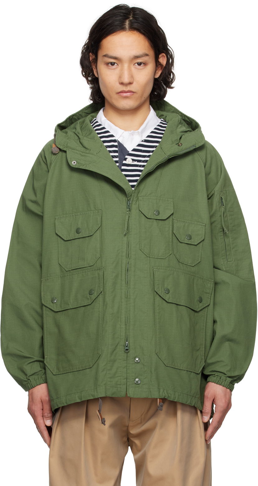 Парка Engineered Garments Engineered Garments Atlantic Parka Зелений | 25S1D010