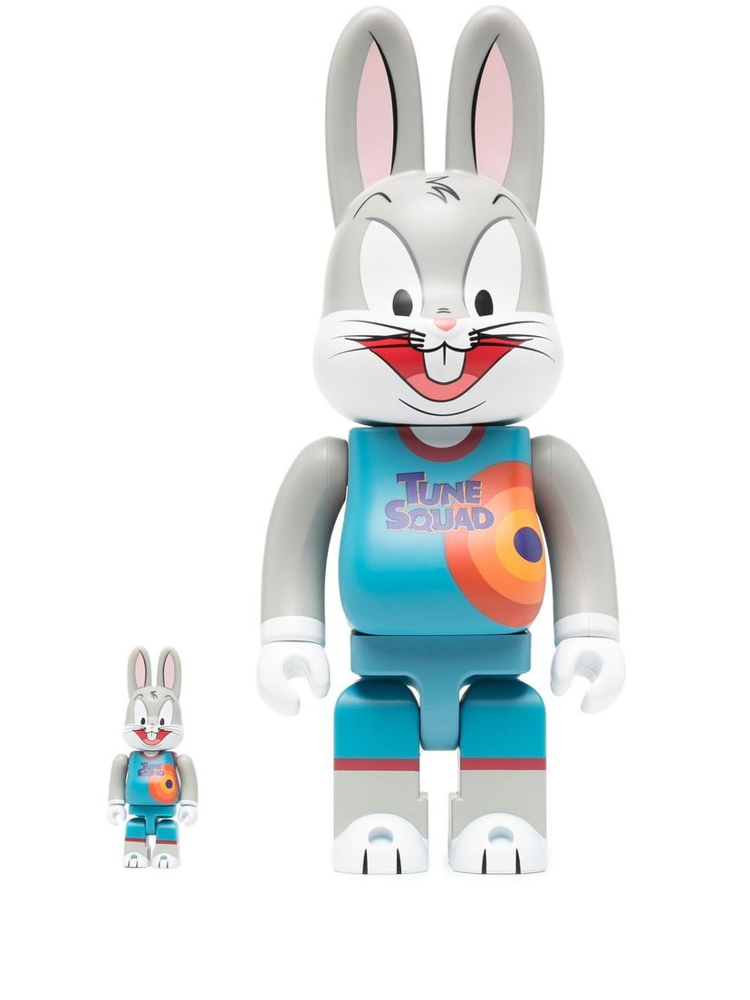 Колекційний Medicom Toy Space Jam Rabbrick Bugs Bunny 100% 400% set - Grey Сірий | RBB10040018433593