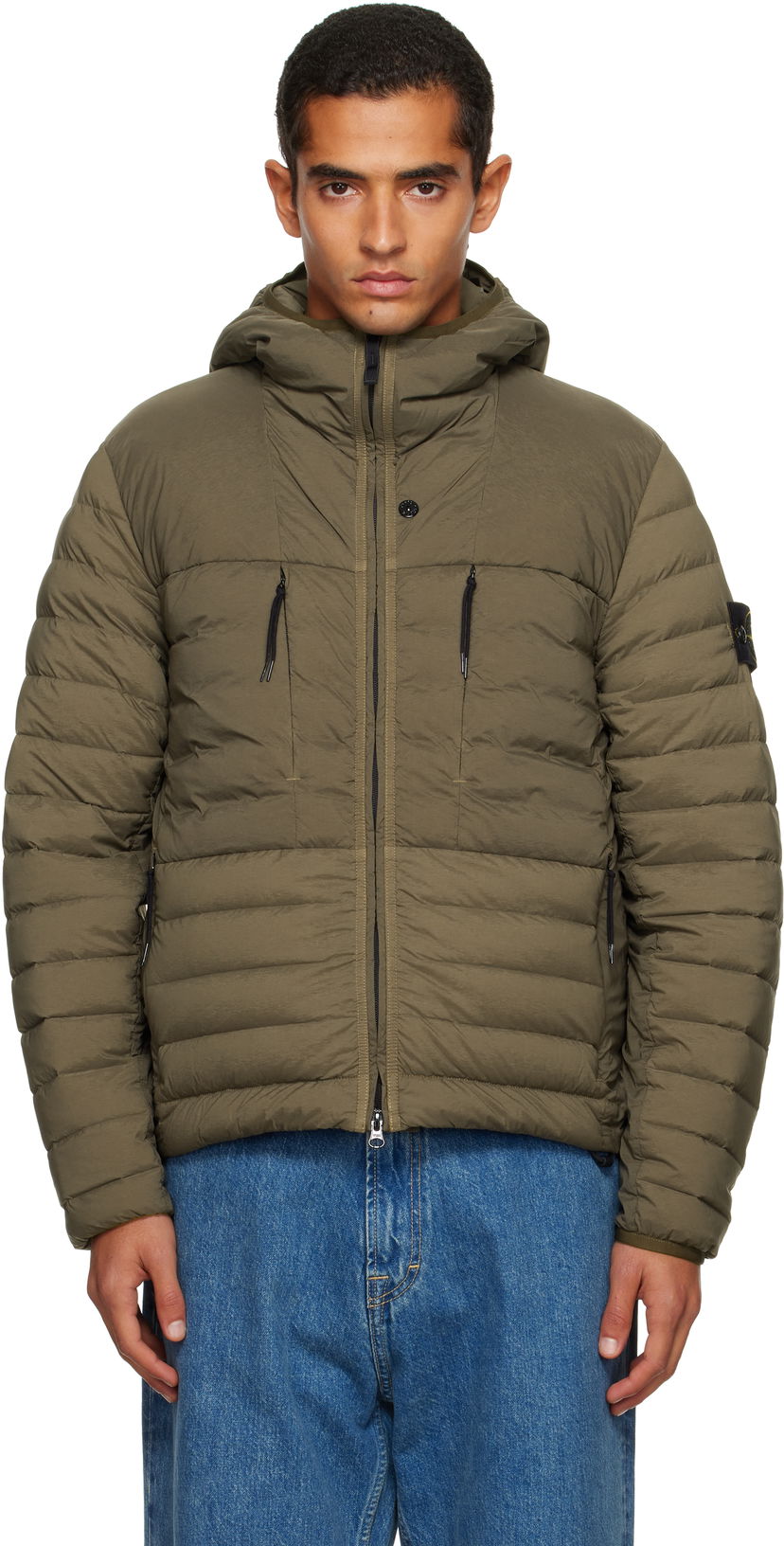 Куртка Stone Island Stone Island Seamless Tunnel Nylon Down-TC Jacket Зелений | K2S15 4100020 S0183