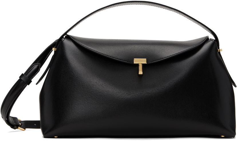 Сумочка TOTEME TOTEME T-Lock Top Handle Bag чорний | 234-WLGBG417-LE0025