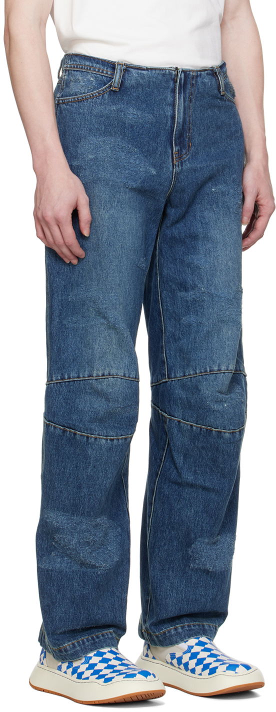 Джинси ADER ERROR Wide-Leg Jeans Синій | BN01SSJE0107BL, 1