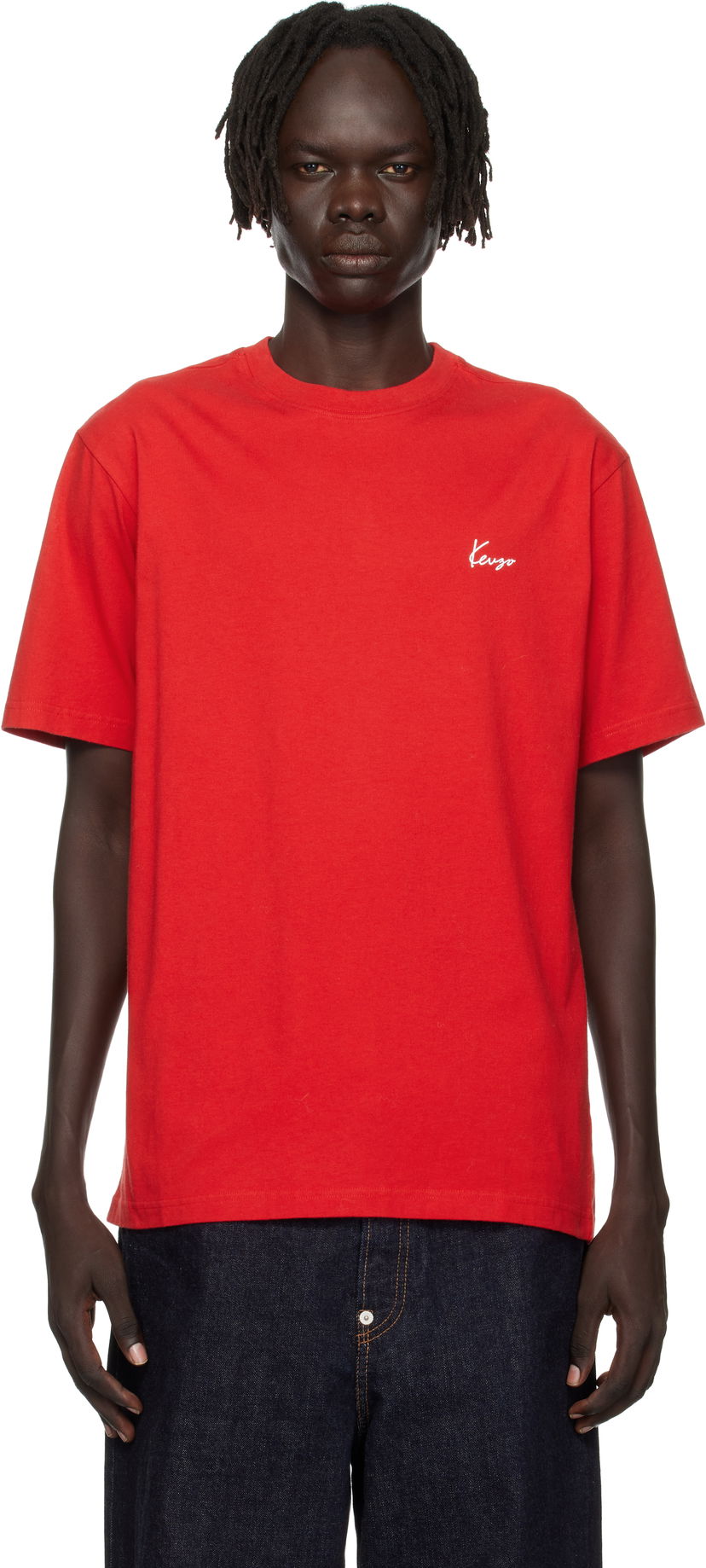 Футболка KENZO Kenzo 'KENZO Archive Bouquet' T-Shirt Червоний | FF65TS2604SG