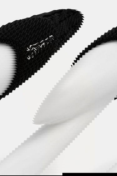 Шапка AAPE by A Bathing Ape A Bathing Ape Aape Main Knit Beanie with Logo чорний | AAPHTM5288XXNBKX, 3
