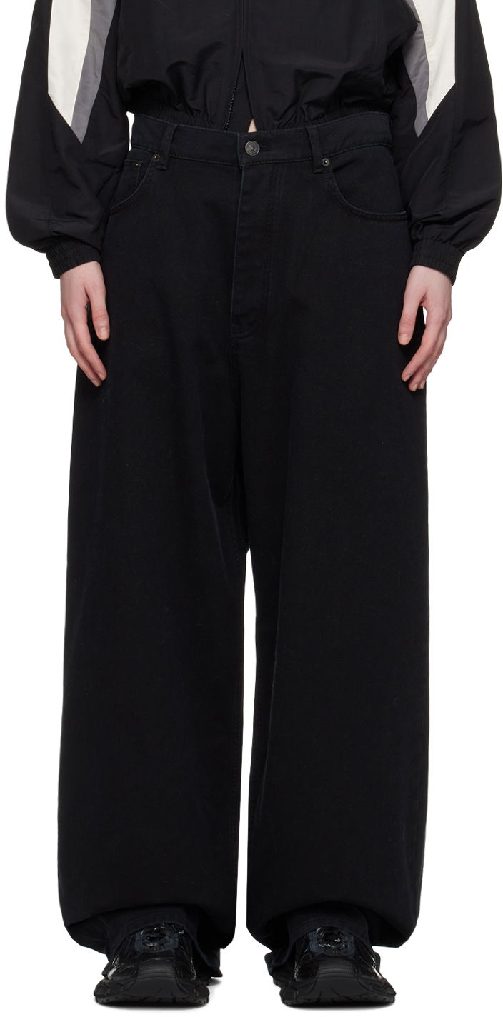 Джинси Balenciaga Baggy Jeans чорний | 773763 TNW11