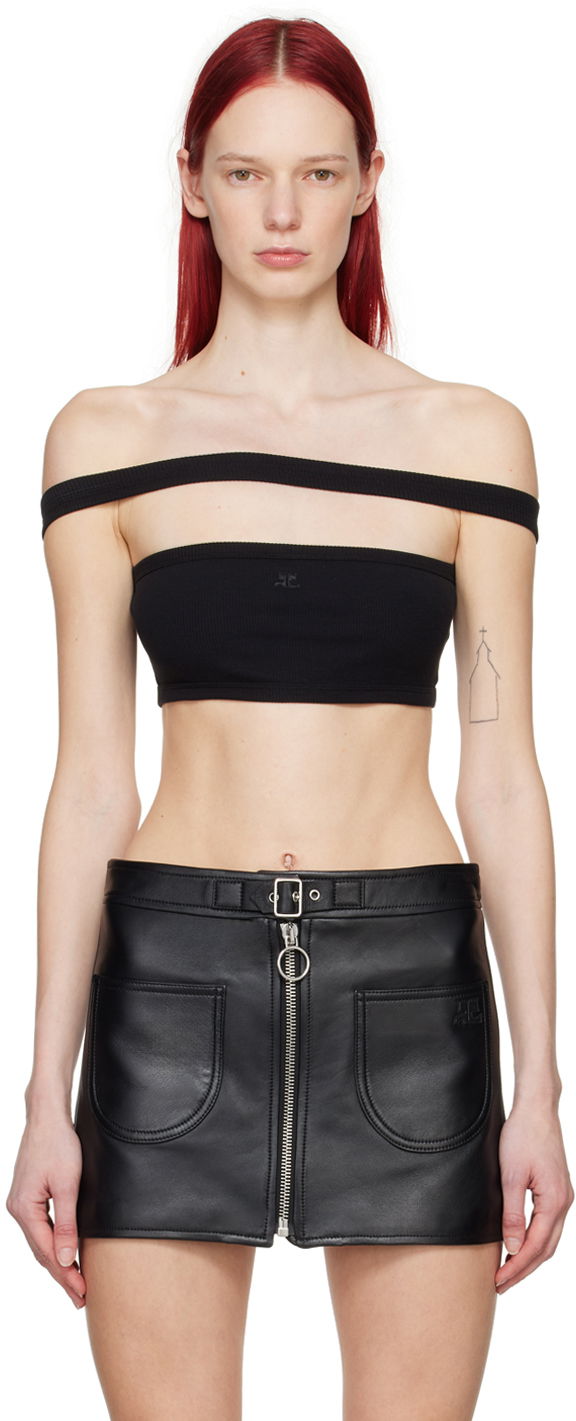 Безрукавка Courrèges Courrèges Hyperbole 90's Camisole Top чорний | 224JBR035JS0121