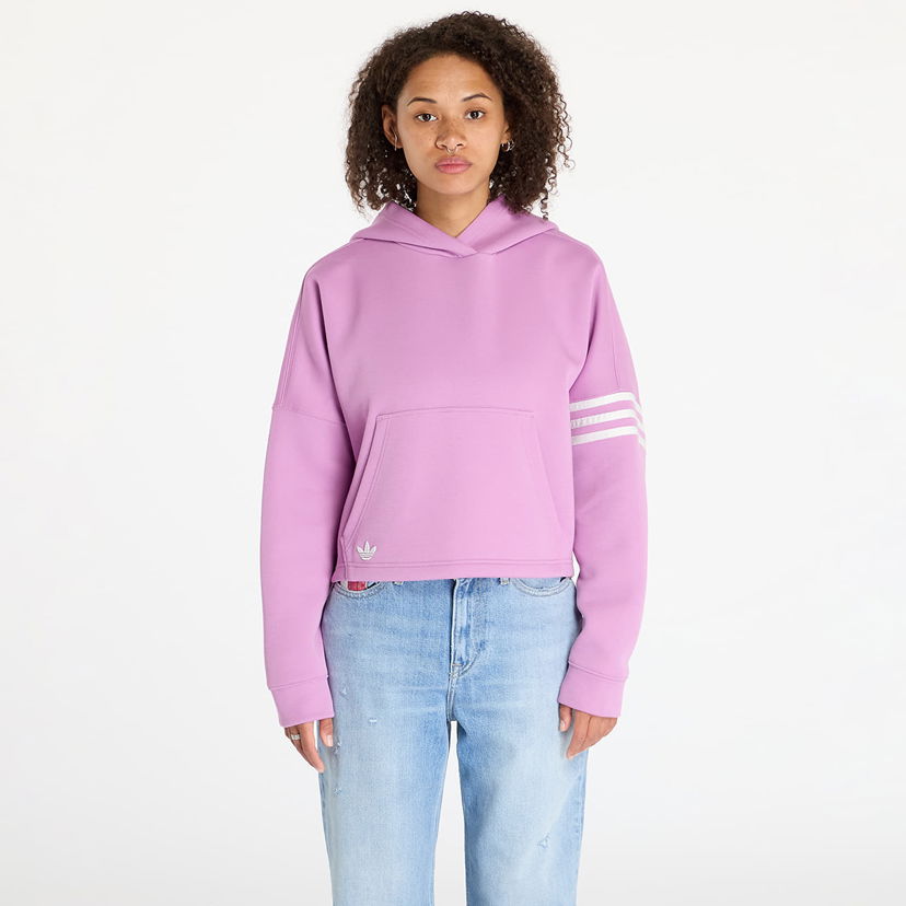 Світшоти adidas Originals Neuclassics Hoodie Preloved Purple/ Cloud White Фіолетовий | IW5614