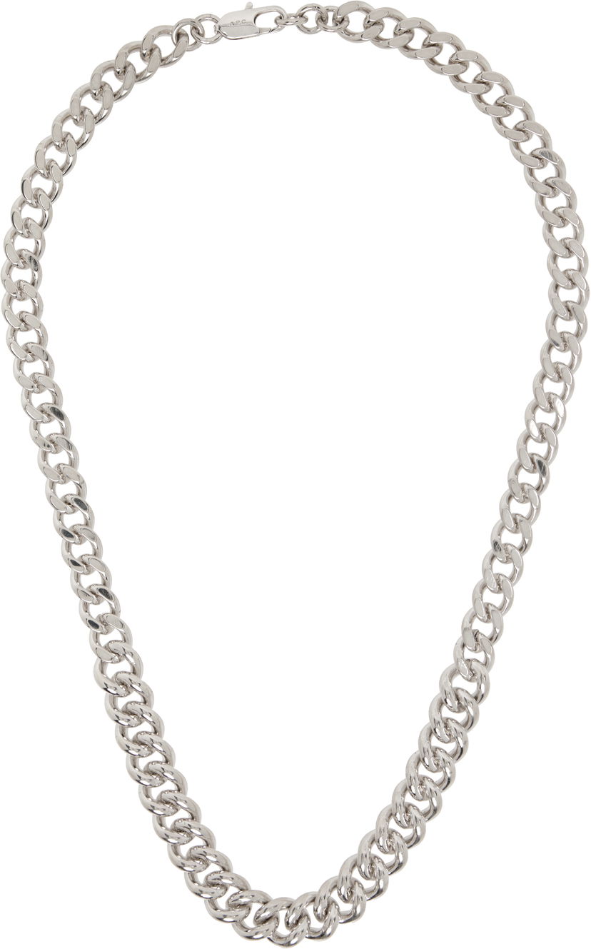 Кольє A.P.C. A.P.C. Silver-Tone Maxi Chain Necklace Металік | MEAEC-M70901
