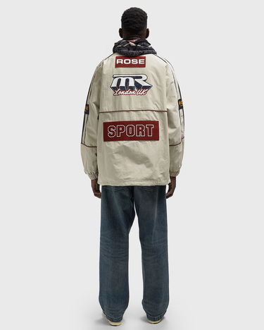 Вітровка Martine Rose Martine Racing Stripe Checkerboard Half-Zip Pullover Різнокольоровий | 121WP01052-WHT, 1