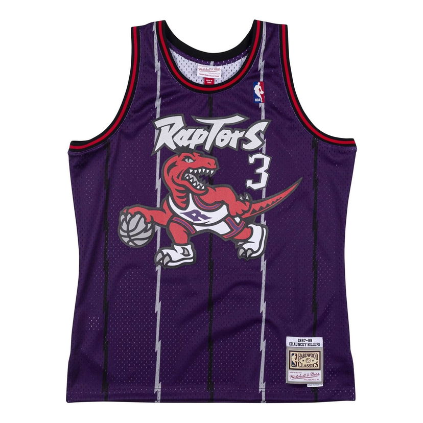 Джерсі Mitchell & Ness NBA Toronto Raptors 1997-98 Swingman Jersey 'Chauncey Billups 3' Фіолетовий | SMJYLG19077-TRAPURP97CBI