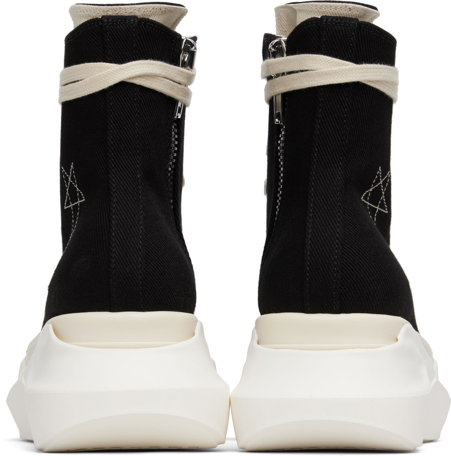Кросівки та взуття Rick Owens Rick Owens DRKSHDW Hollywood Abstract High-Tops чорний | DS01E3840 DOEM9, 1