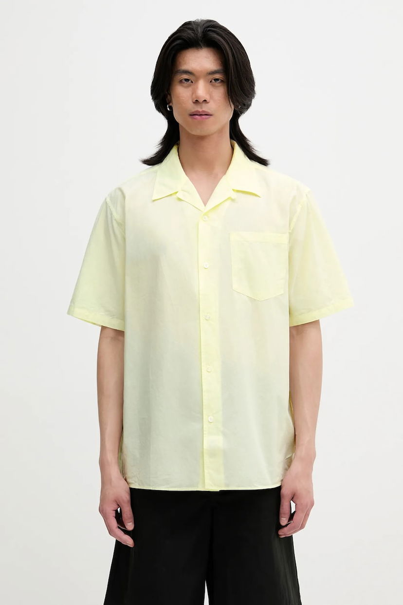 Сорочка NORSE PROJECTS Norse Projects Carsten Cotton Tencel Shirt, Regular Fit Жовтий | N40.0579.3043