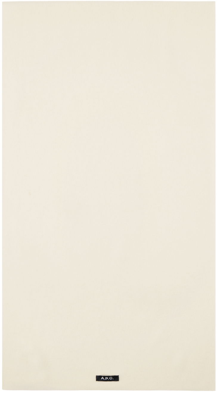 Шарф A.P.C. Off-White Bob Scarf бежевий | WVBCZ-M15201