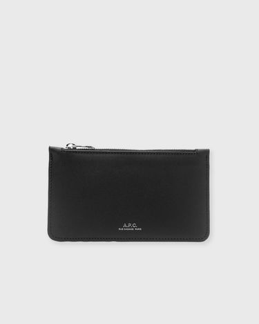 Гаманець A.P.C. Walter Zip Card Wallet чорний | PXAWV-H63205-LZZ, 3
