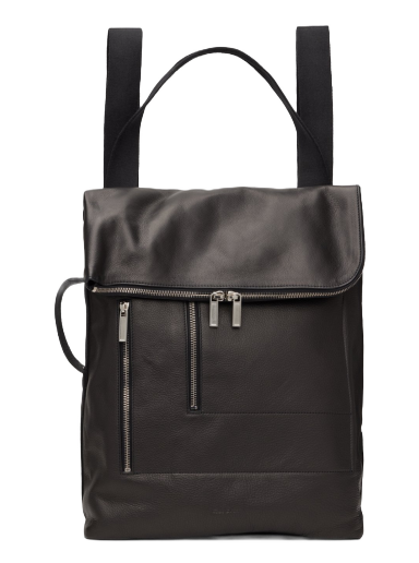Рюкзак Rick Owens Leather Cargo чорний | RA02C0370 LCN