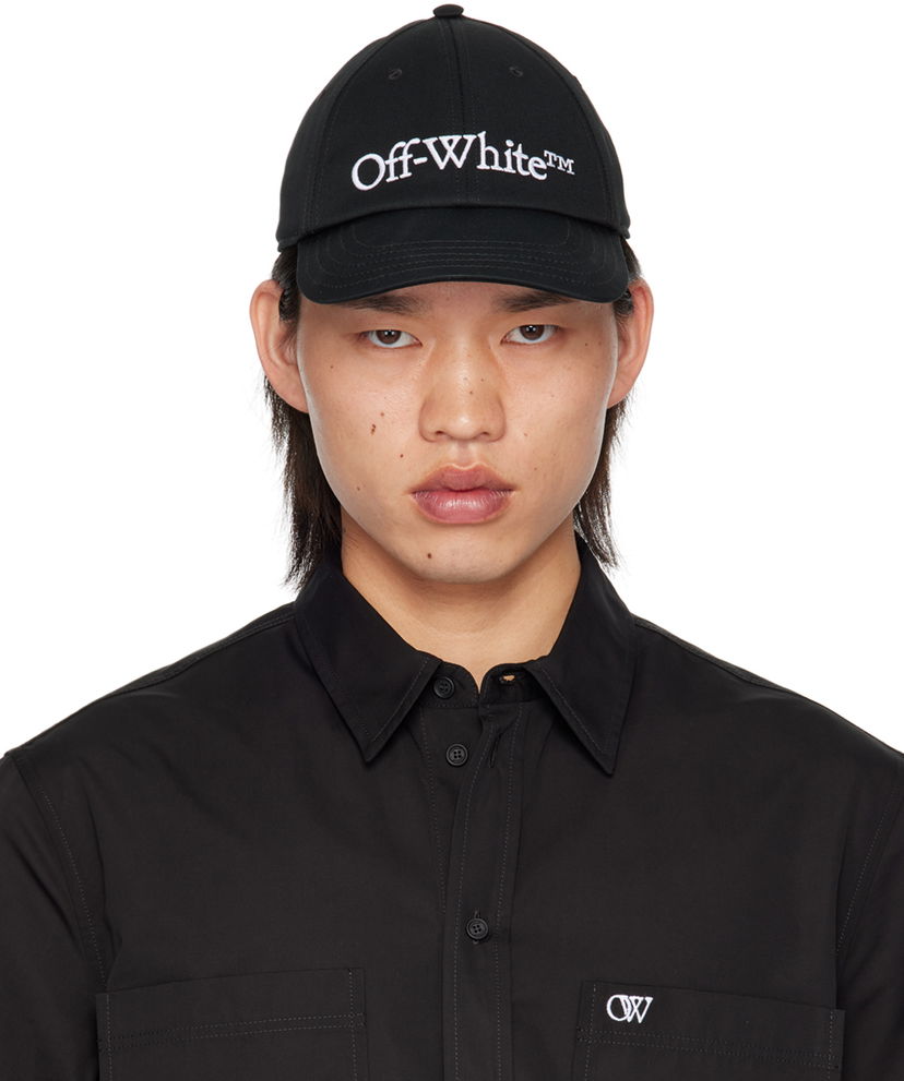 Кепка Off-White Logo Cap чорний | OMLB069C99FAB0021001