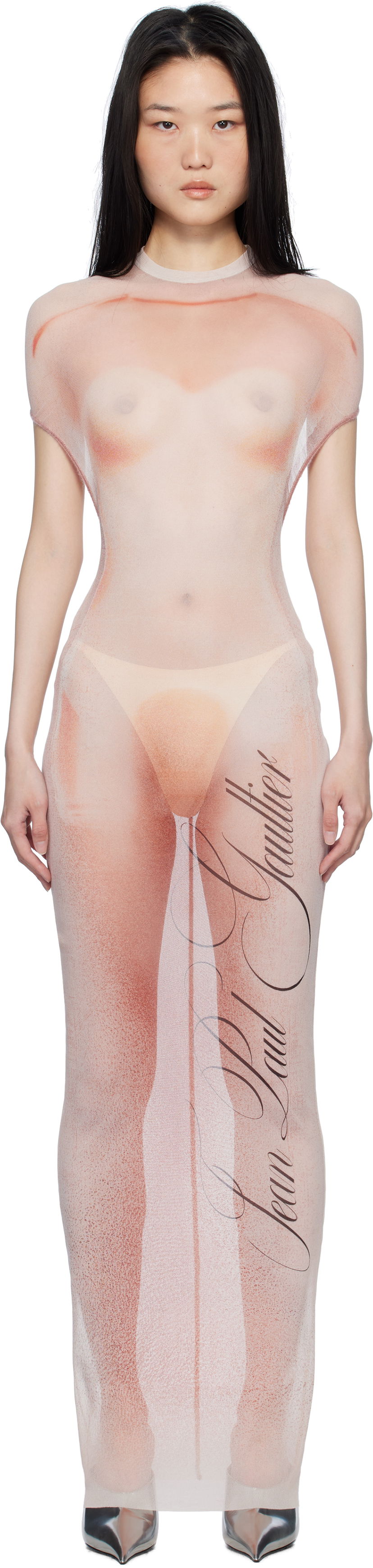 плаття Jean Paul Gaultier Jean Paul Gaultier 'Le Classique' Open-Backed Maxi Dress Рожевий | 25/33-F-RO356-T577-2026