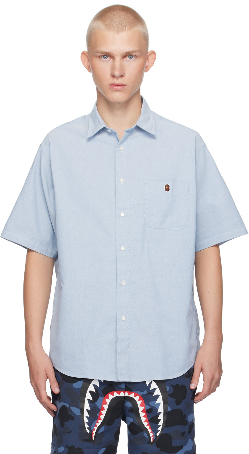 Сорочка BAPE Cordura Shirt Синій | 001SRK301003M