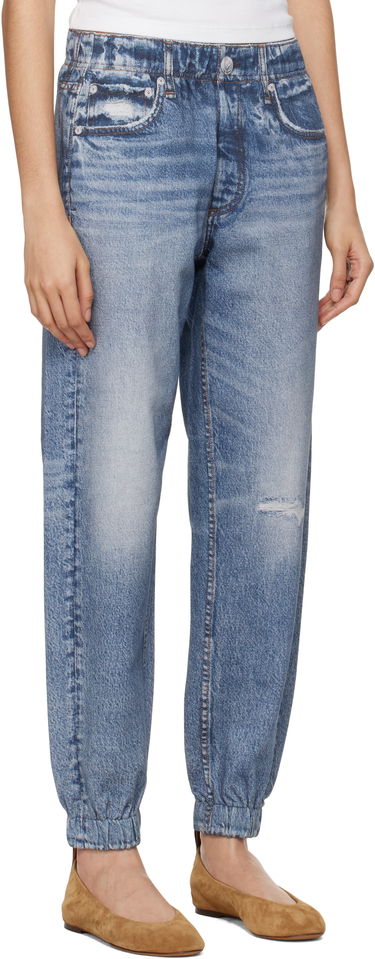 Джинси rag & bone Miramar Terry Jogger Lounge Pants Синій | WCW23F70008200, 1