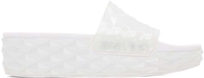 Аксесуари Jimmy Choo Jimmy Choo Diamond Slides білий | DIAMOND SLIDE RUB