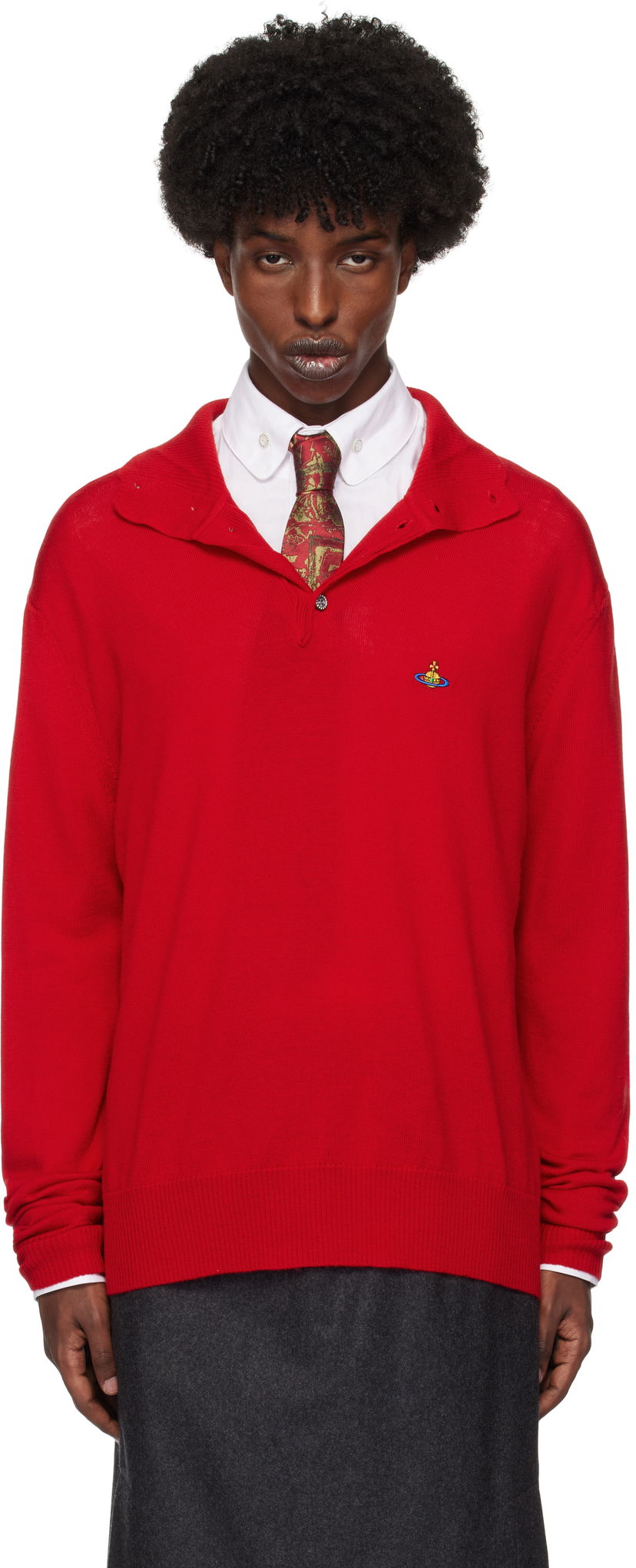 Cветр Vivienne Westwood Turtleneck Червоний | 27010027-Y0006-