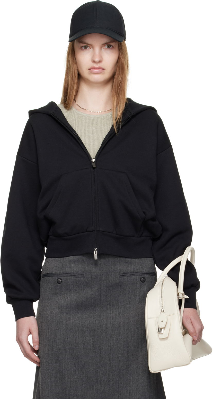Світшоти Fear of God Fear of God ESSENTIALS Classic Fit Zip-Up Hoodie чорний | 192SP255090FW