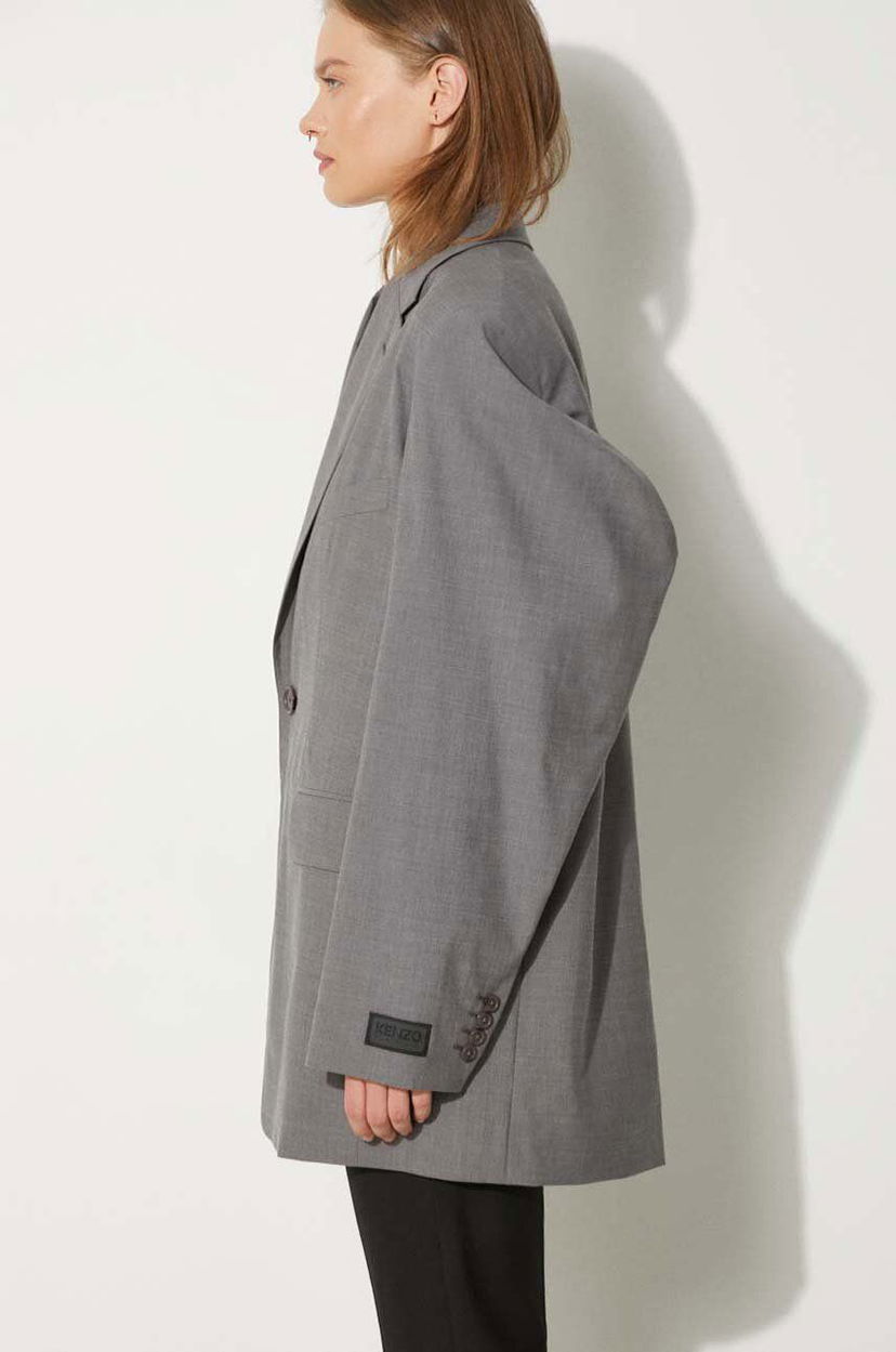 Куртка KENZO Oversize Blazer Сірий | FE62VE2469RB.97