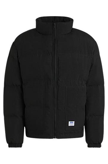 Пуховик BOSS Water-Repellent Puffer Jacket чорний | 50522234
