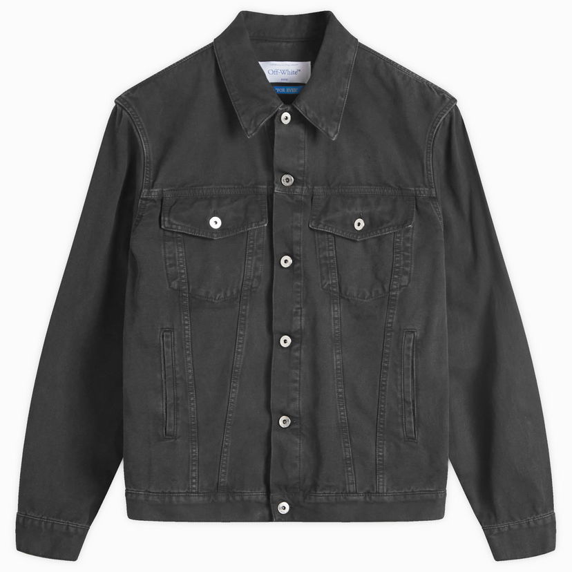 Куртка Off-White Black Canvas Jacket чорний | OMEV002C99FAB0011001