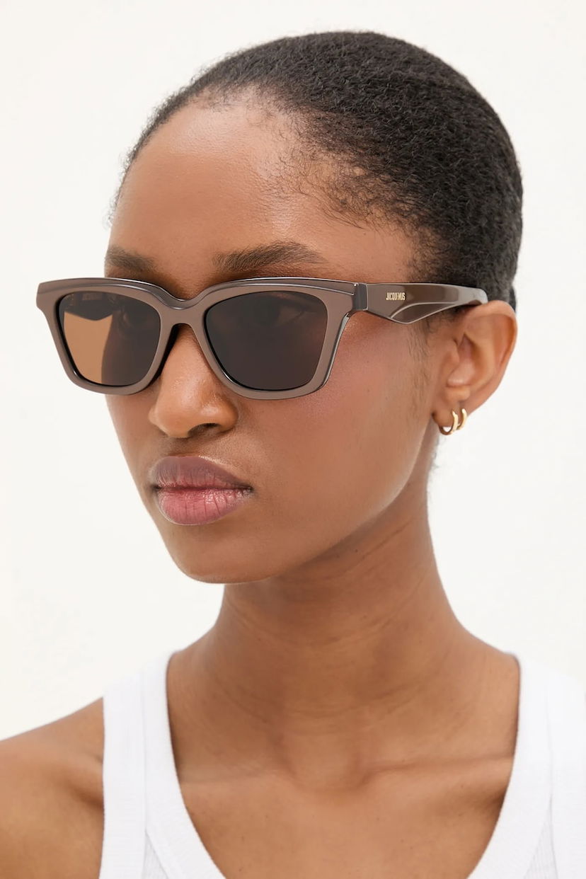 Сонцезахисні окуляри Jacquemus Jacquemus CARRE Sunglasses Коричневий | JAC109C1SUN