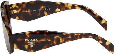 Сонцезахисні окуляри Prada Rounded Rectangle Acetate Sunglasses Коричневий | 0PR 17WSF 8056597753647, 2