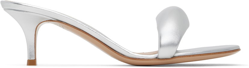Кросівки та взуття Gianvito Rossi Bijoux 85 Mules Металік | G18380-55RIC-NPS