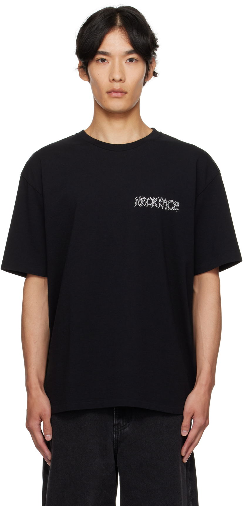 Футболка WACKO MARIA NECKFACE Edition Washed Heavy T-Shirt чорний | NECKFACE-WM-WT01