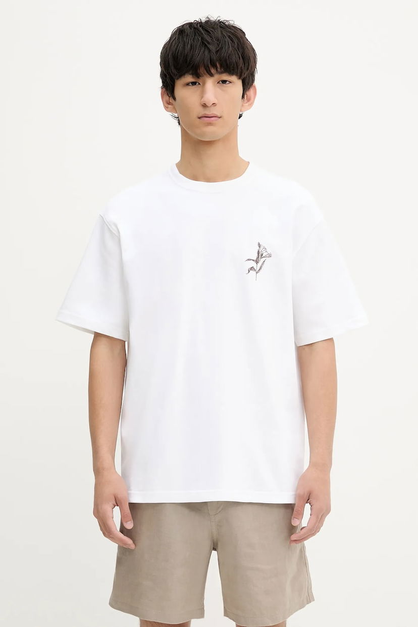 Футболка Samsoe Samsoe Samsoe Samsoe SALILIUM Graphic T-Shirt білий | U25200008