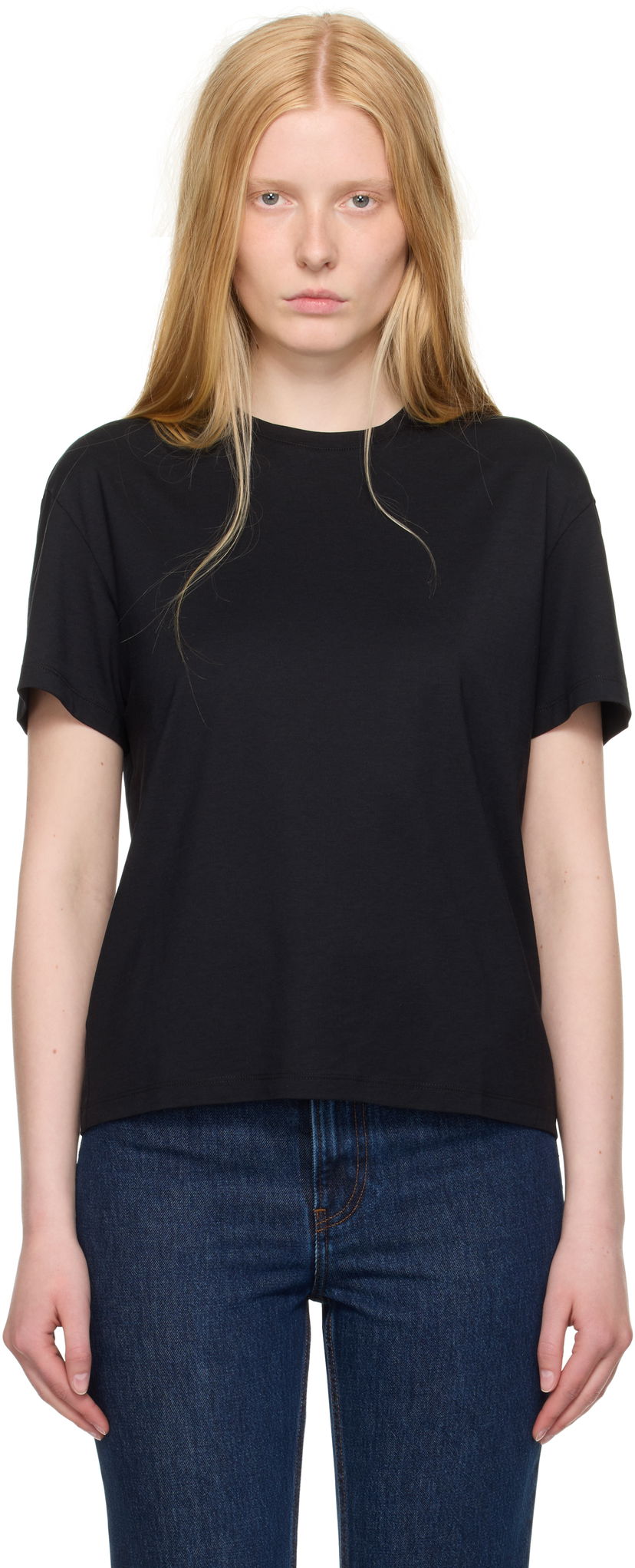 Футболка TOTEME TOTEME Classic T-Shirt чорний | 252-WRT0529-FB0419
