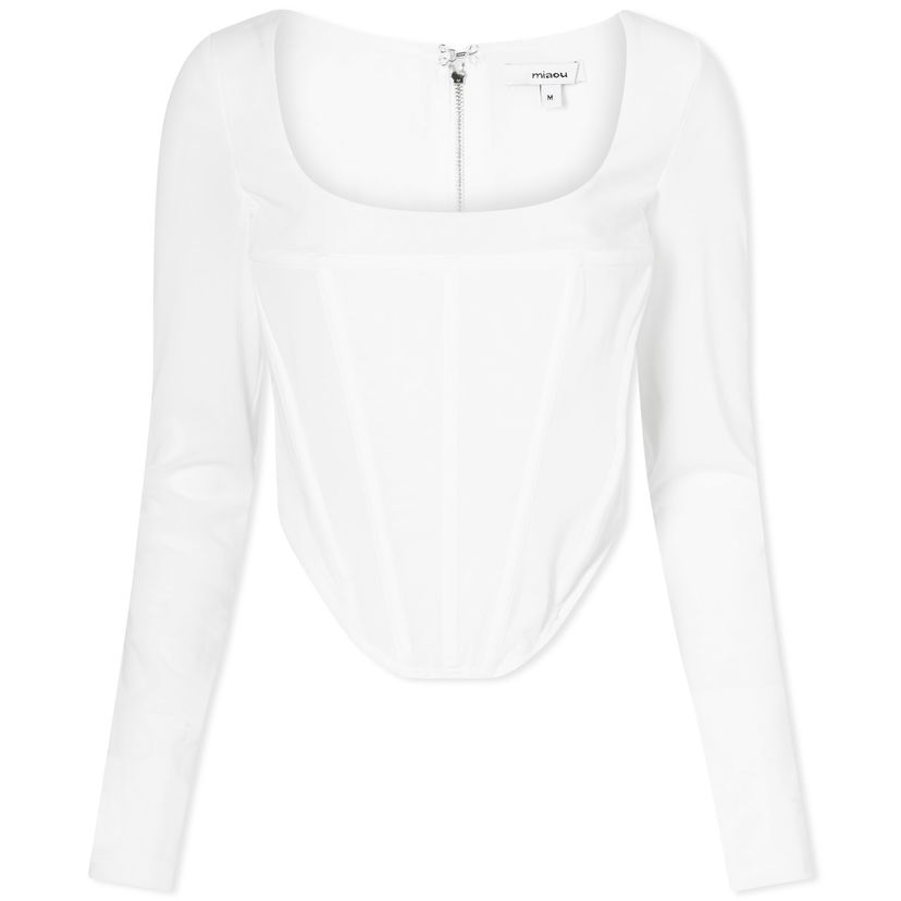 Кроп-топи Miaou Maud Corset Top білий | 7065PM3WH