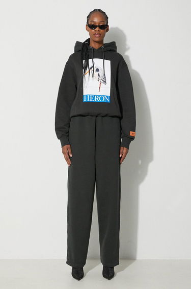 Спортивні штани HERON PRESTON Sweatpants With Print чорний | HWCH006F23JER0011001, 1
