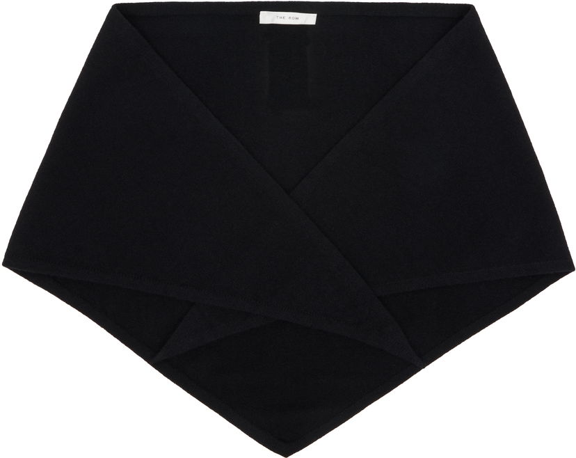 Шарф The Row The Row Leomine Cashmere Scarf чорний | 10070-Y556