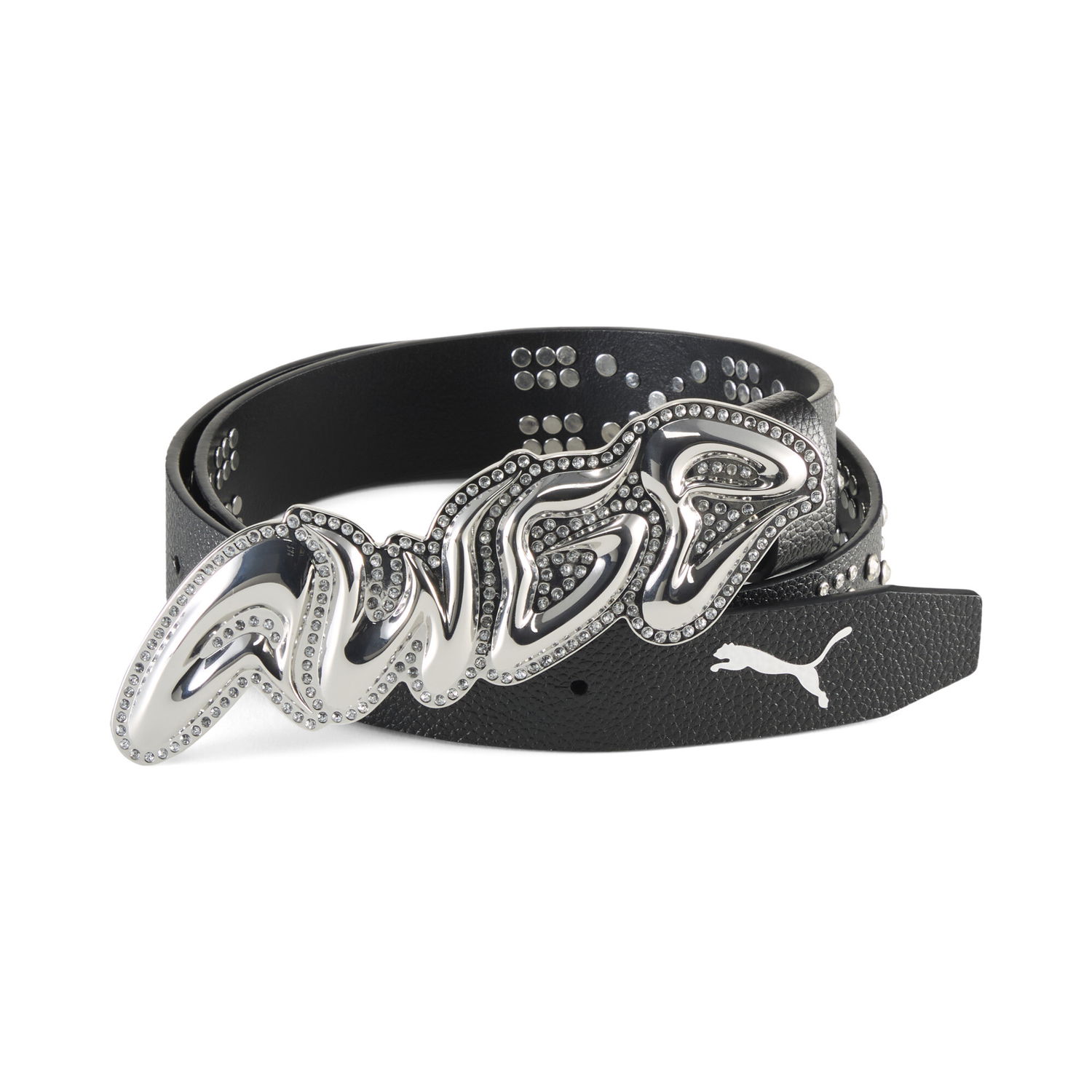 Ремені Puma A$AP ROCKY x PUMA AWGE Studded Rhinestone Buckle Belt чорний | 055008_01, 0