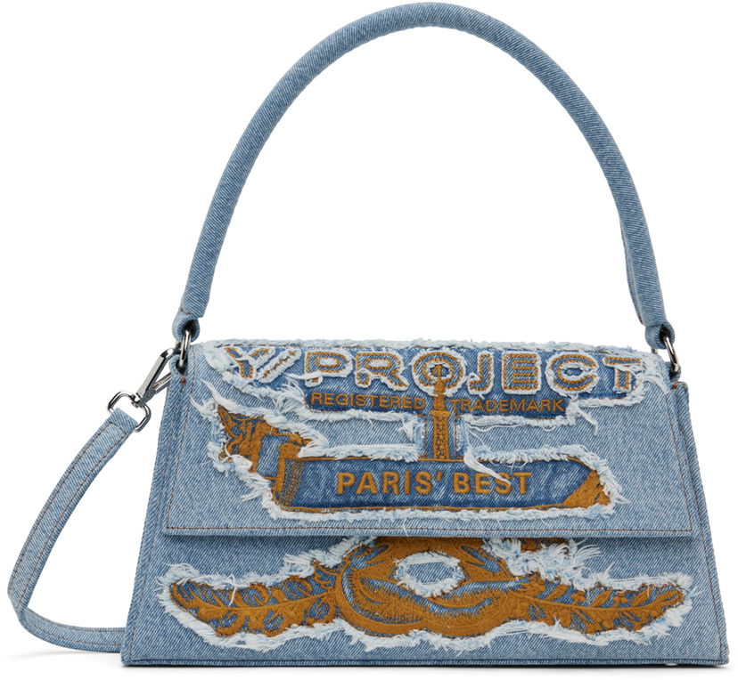 Сумка Y/PROJECT Shoulder Bag Синій | 620BA003