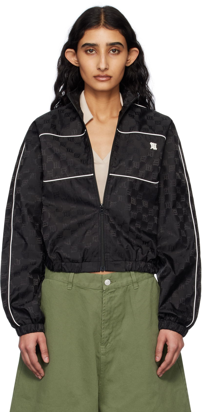 Вітровка MISBHV MISBHV Monogram Nylon Windbreaker Jacket чорний | 250W402