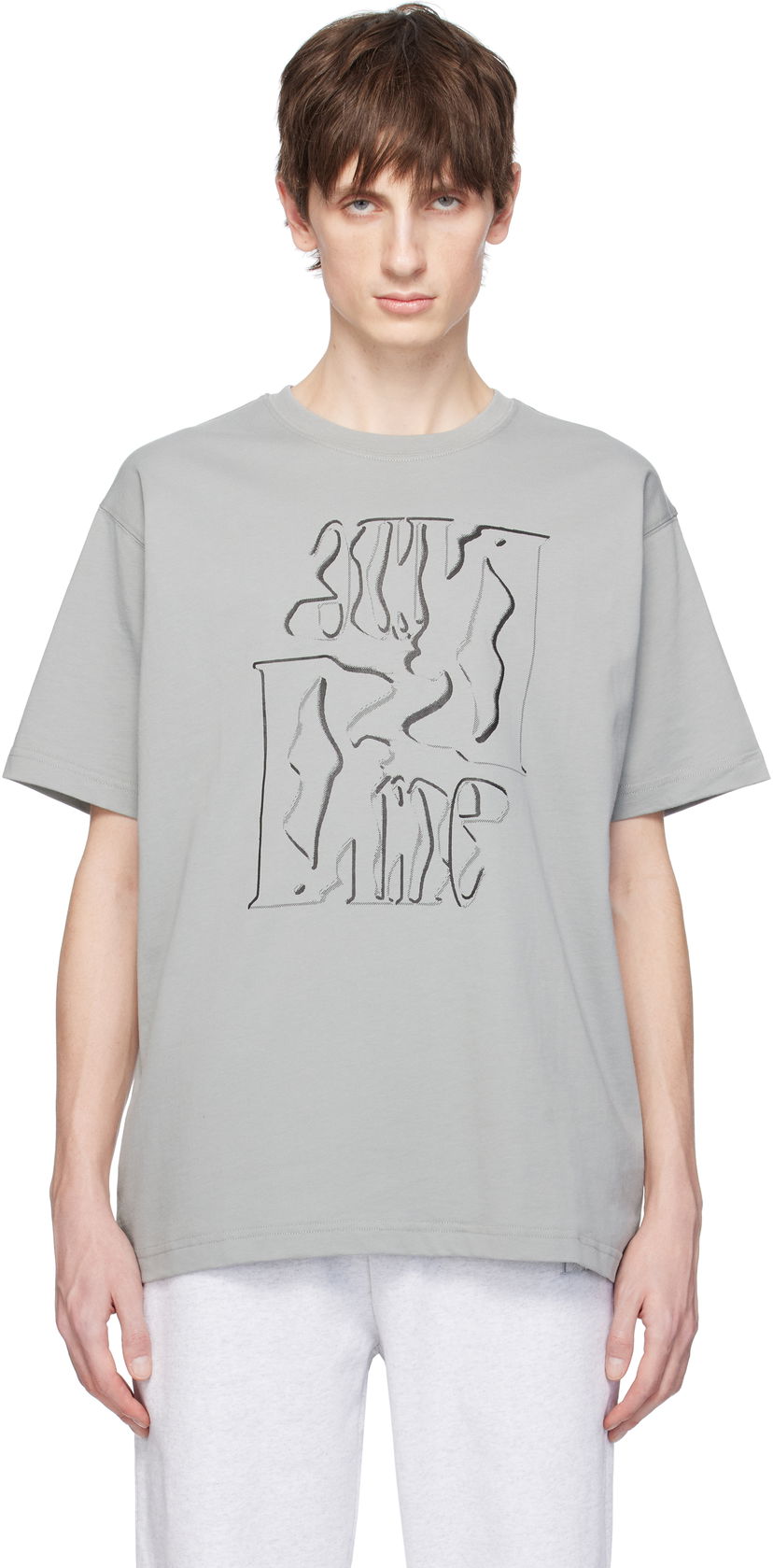 Футболка Dime Dime Monogram T-Shirt Сірий | DIMESP2560GRA