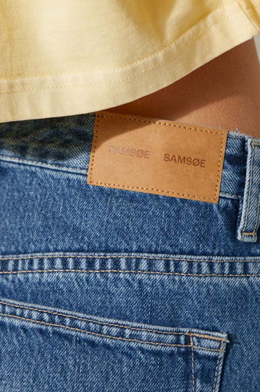 Спідниця Samsoe Samsoe Samsoe Samsoe SASHELLY Mini Denim Skirt Синій | F24200020, 4